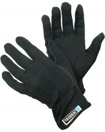 Tegera 8125 Black Cotton PVC Dot Grip Gloves