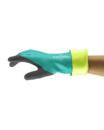 Ansell AlphaTec 58-735 Green Nitrile Cut Proof Gloves Size 9 L
