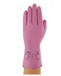 Ansell Marigold 87-085 G12P Pink Latex Rubber Gloves