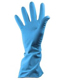 PH Sheild 2 Blue Latex Household Rubber Gloves